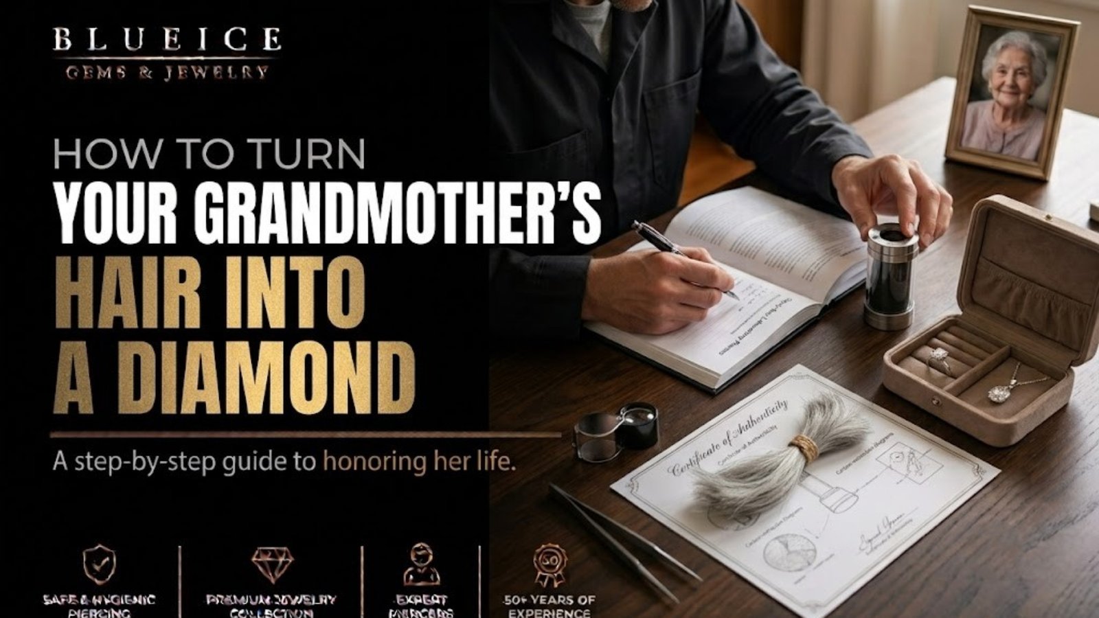 How to Turn Your Grandmothers Hair Into a Diamond