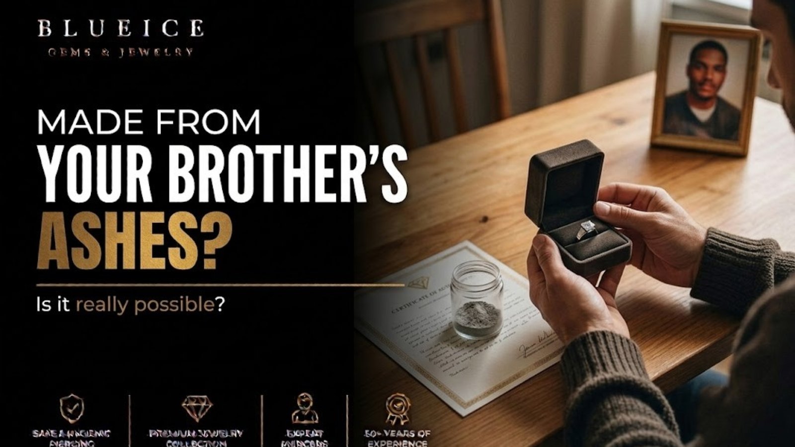 Is a Memorial Diamond Really Made From Your Brother Ashes