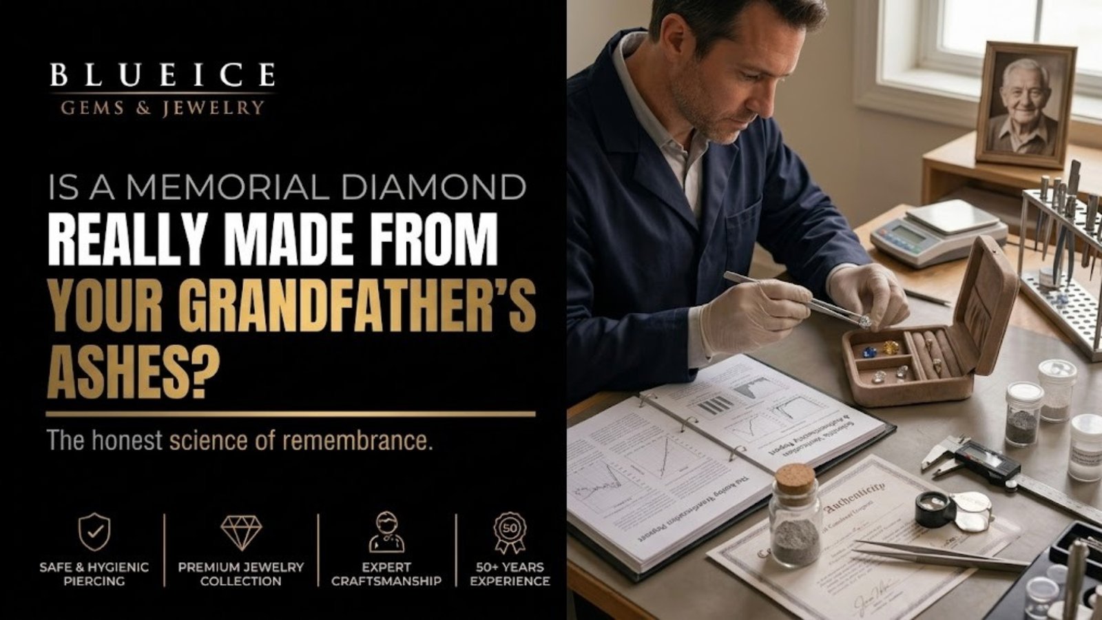 Is a Memorial Diamond Really Made From Your Grandfather Ashes