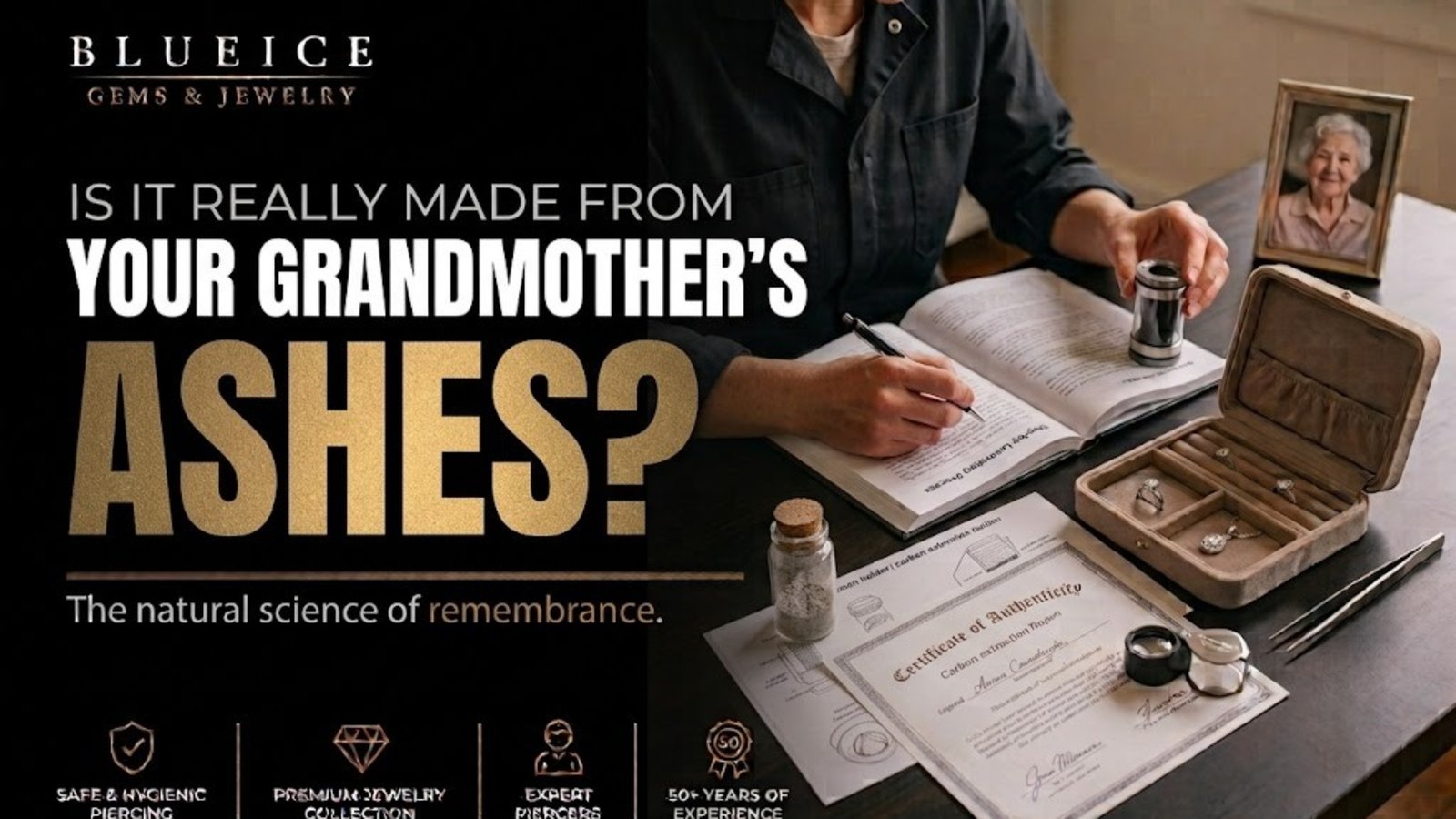 Is a Memorial Diamond Really Made From Your Grandmother Ashes