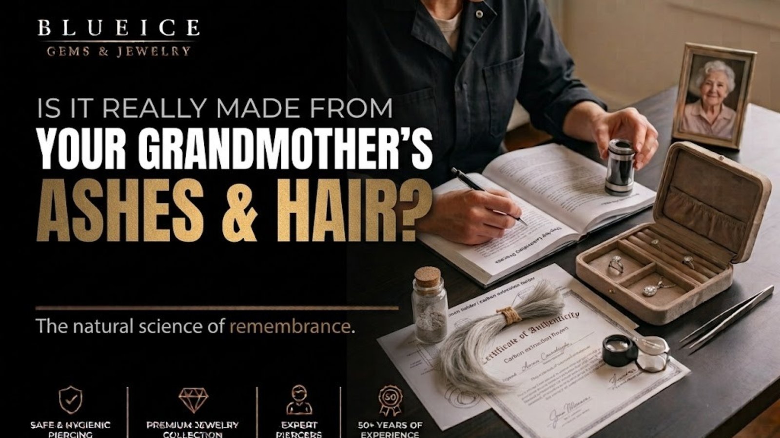 Is a Memorial Diamond Really Made From Your Grandmother Ashes and Hair
