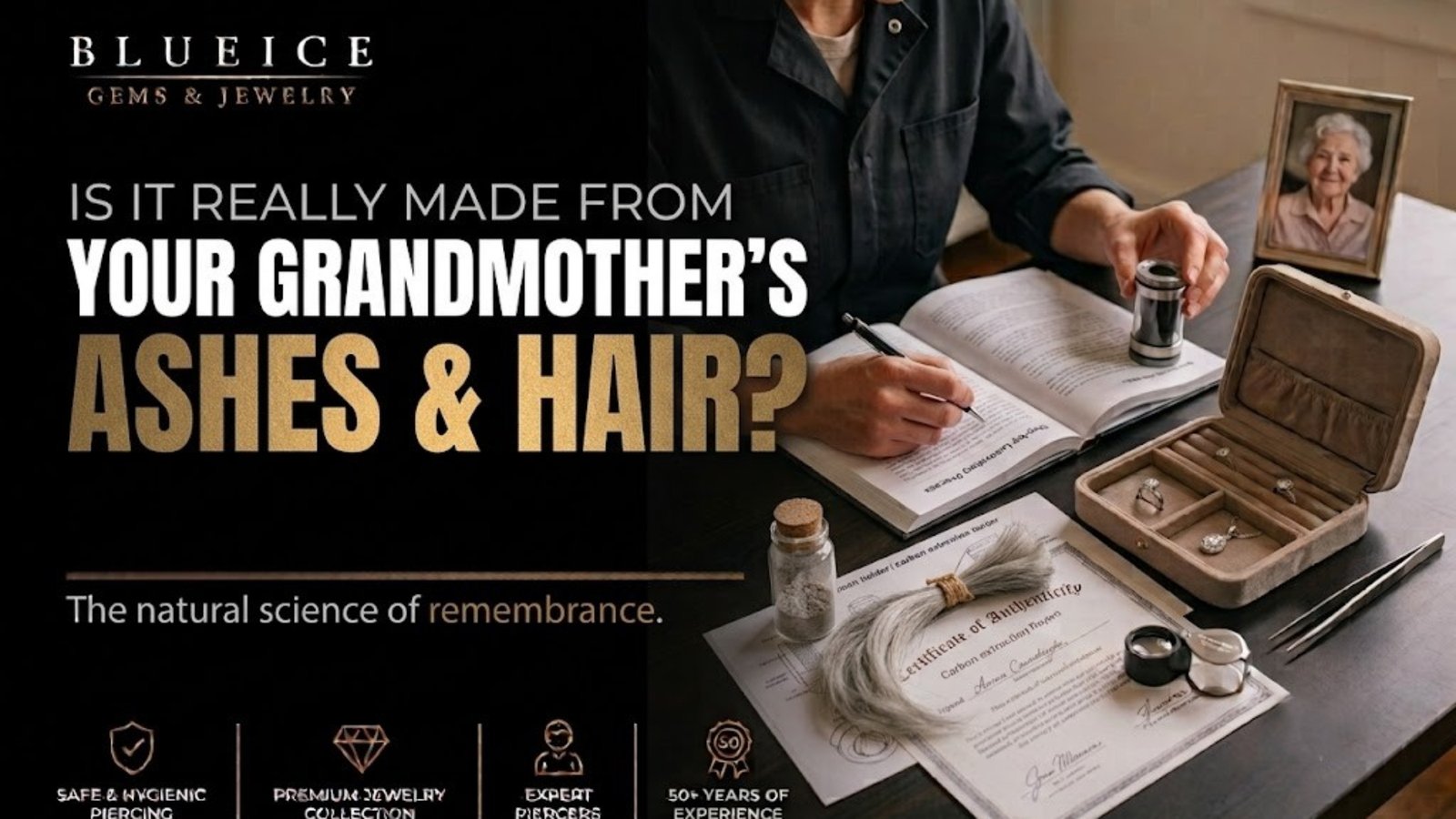 Is a Memorial Diamond Really Made From Your Grandmother Ashes and Hair