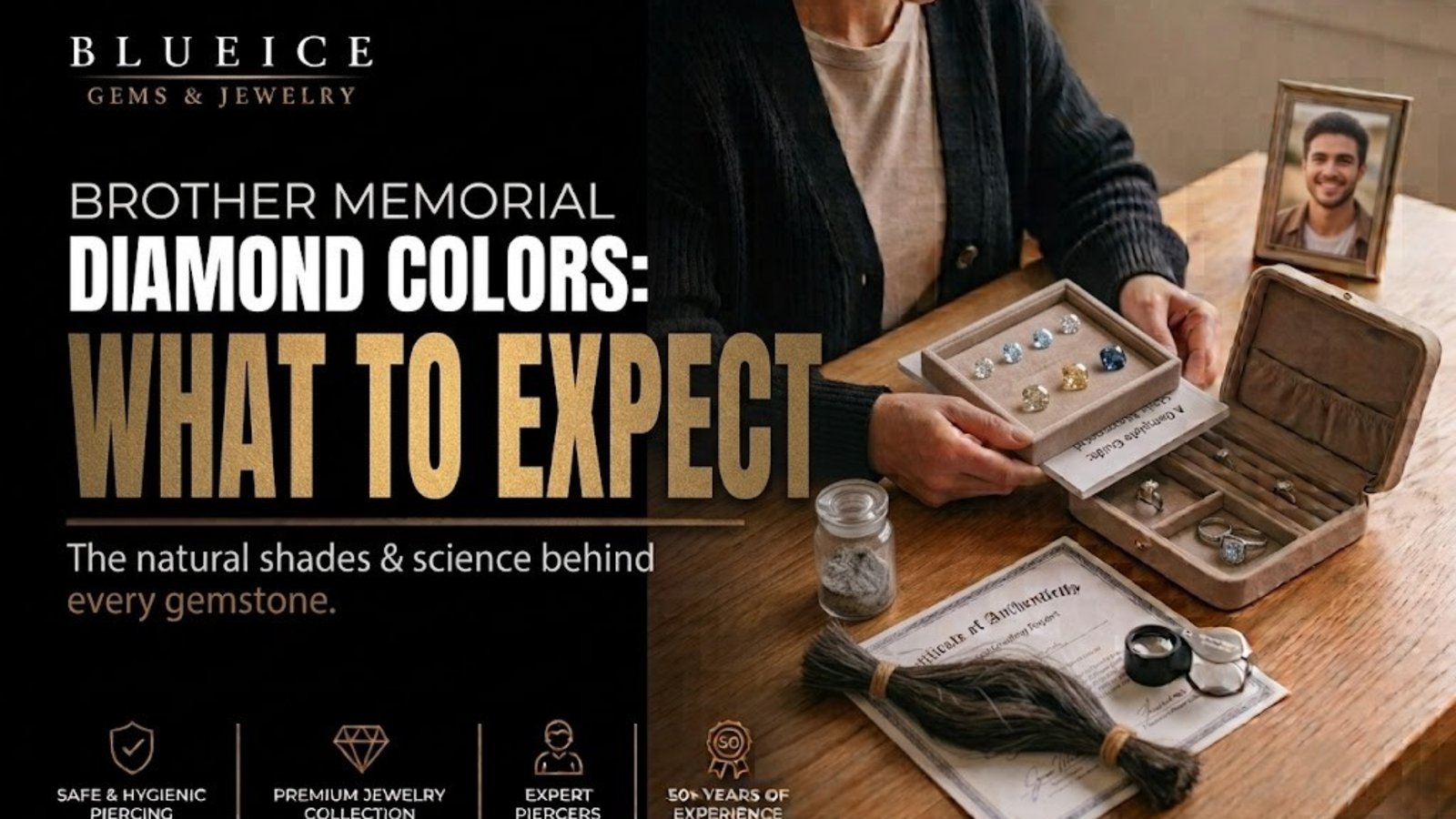 Memorial Diamond Colors for a Brother What to Expect