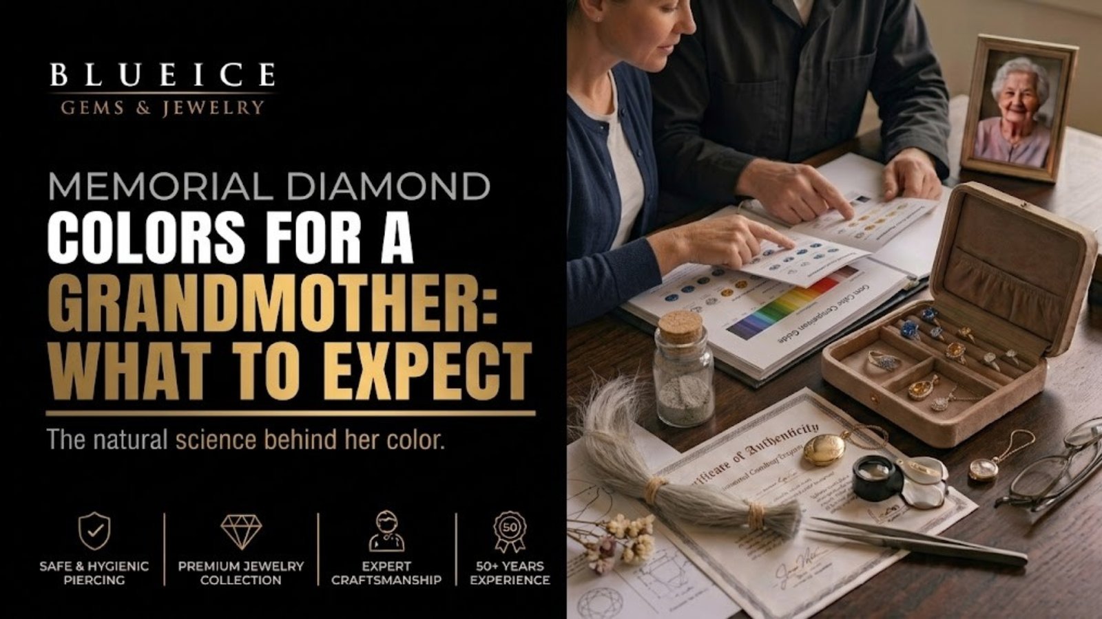 Memorial Diamond Colors for a Grandmother What to Expect