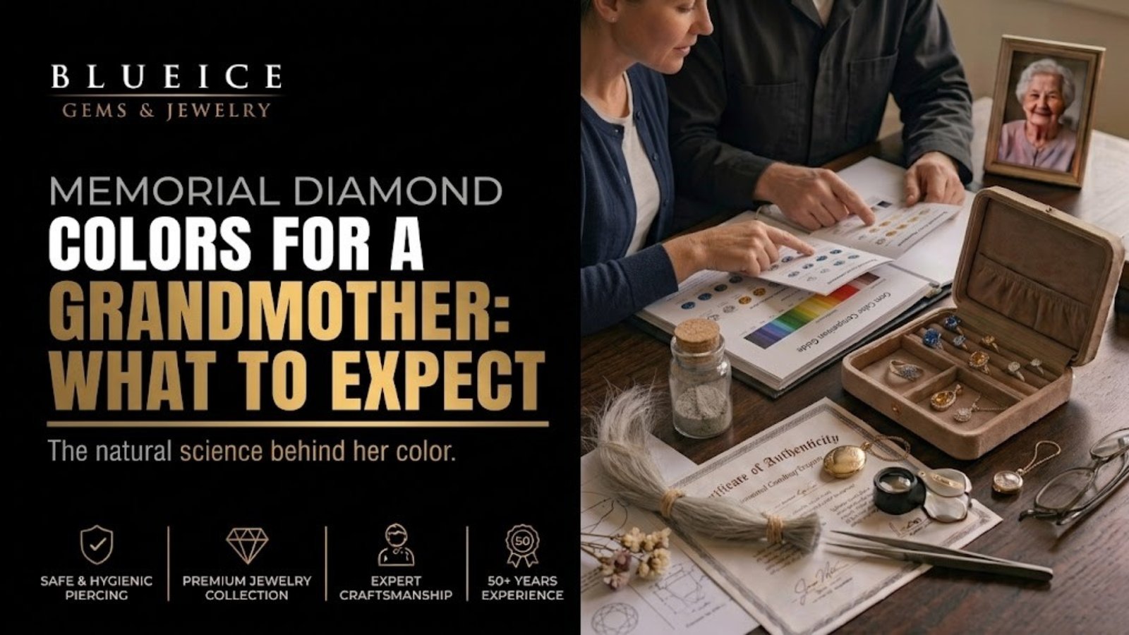 Memorial Diamond Colors for a Grandmother What to Expect