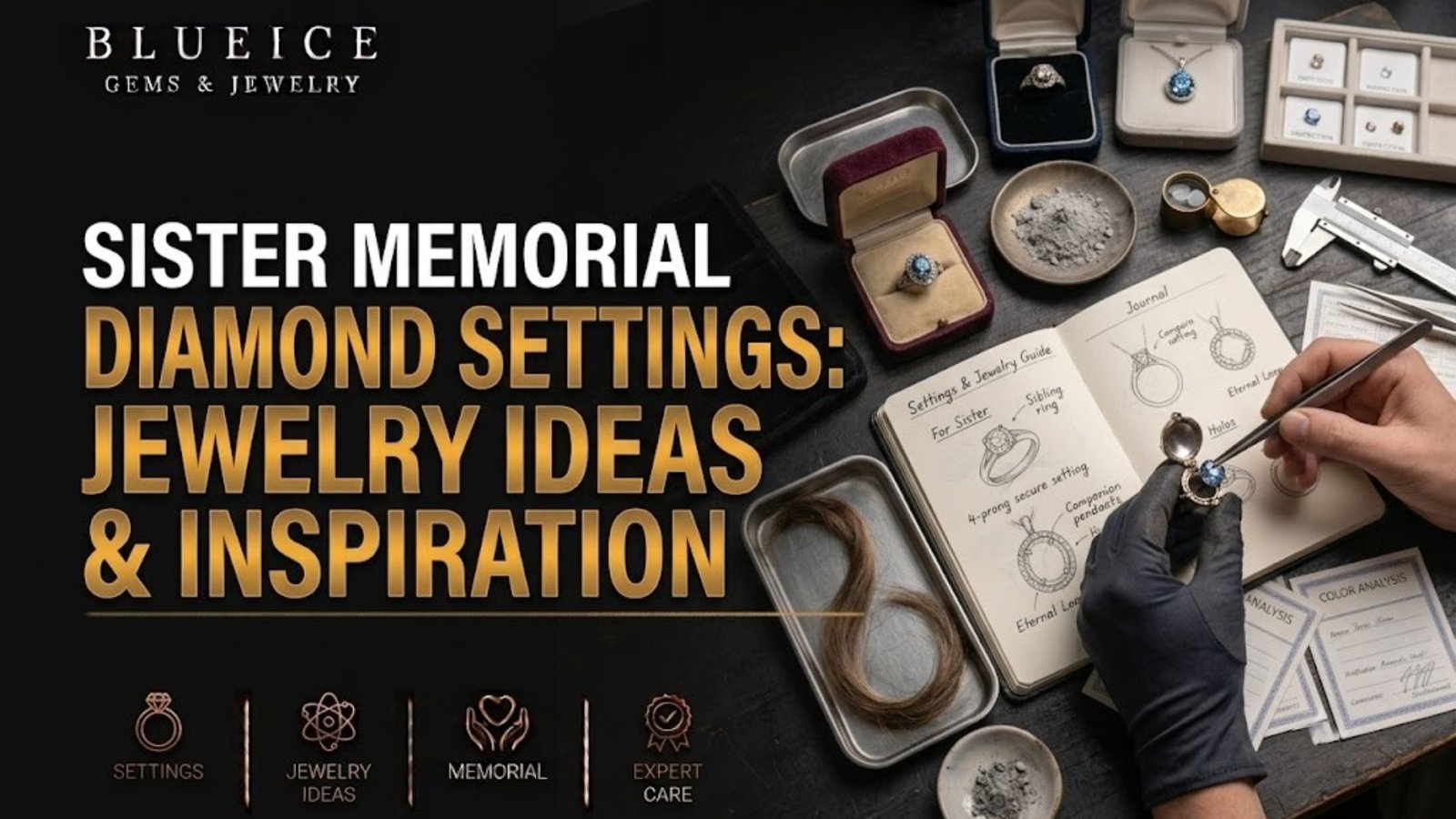 Memorial Diamond Settings and Jewelry Ideas for a Sister
