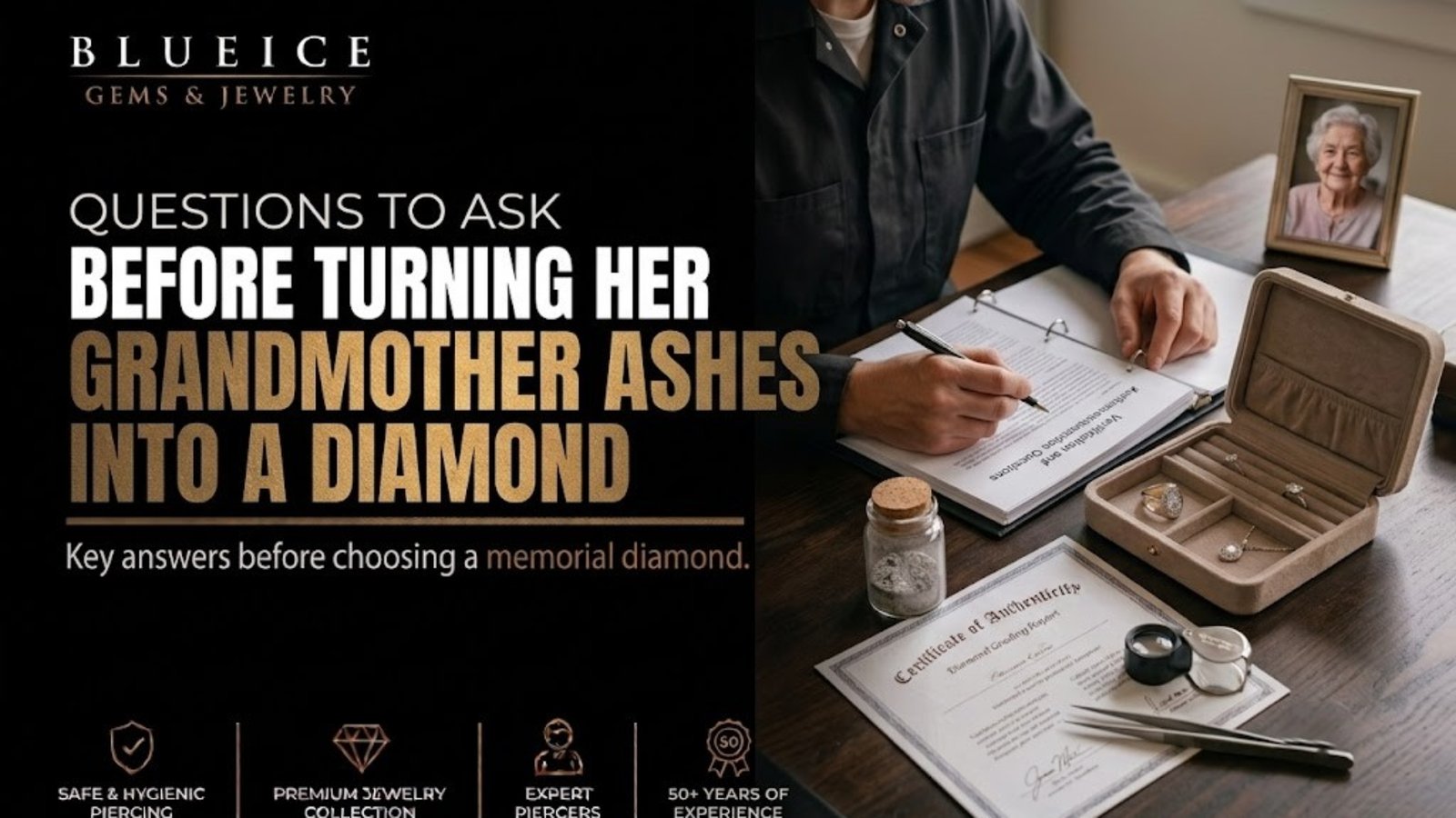 Questions to Ask Before Turning Your Grandmothers Ashes Into a Diamond