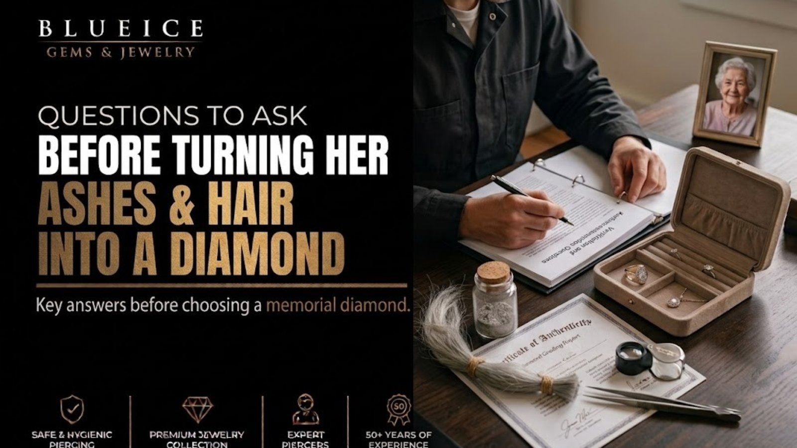 Questions to Ask Before Turning Your Grandmothers Ashes and Hair Into a Diamond