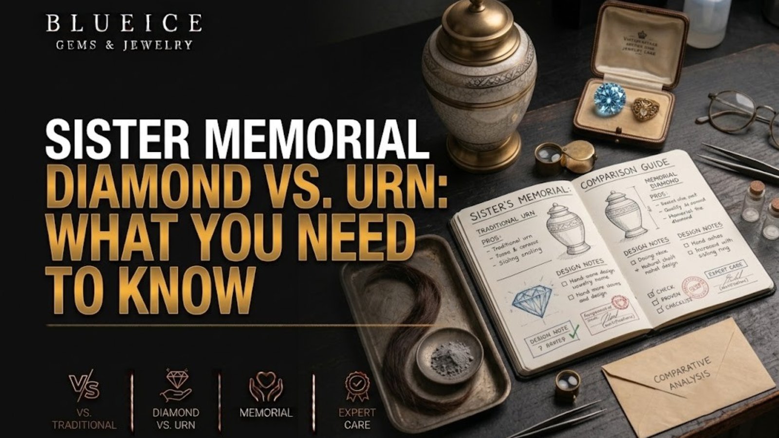 Sister Memorial Diamond vs. Traditional Urn