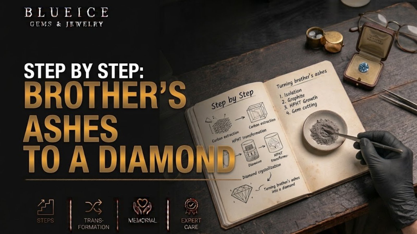 Step by Step Turning Your Brothers Ashes Into a Diamond