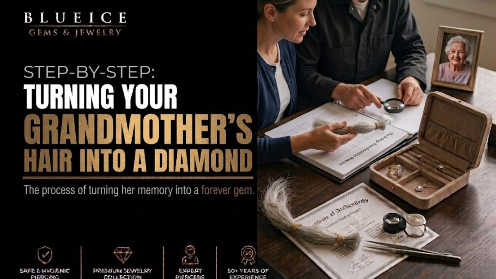 Step-by-StepTurning Your Grandmother Hair Into a Diamond