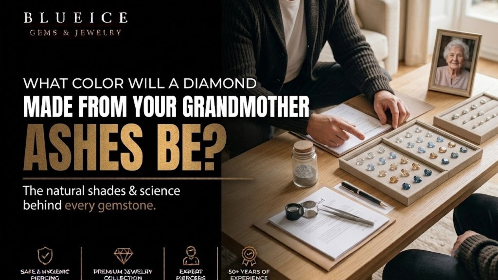 What Color Will a Diamond Made From Your Grandmother Ashes Be