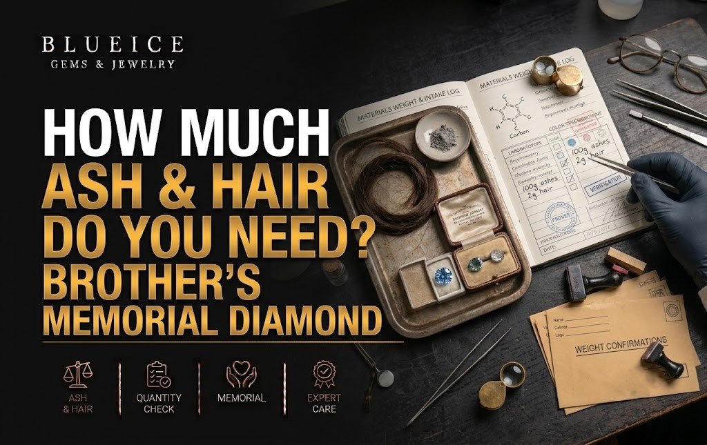 How Much Ash and Hair Do You Need for a Brother Memorial Diamond?