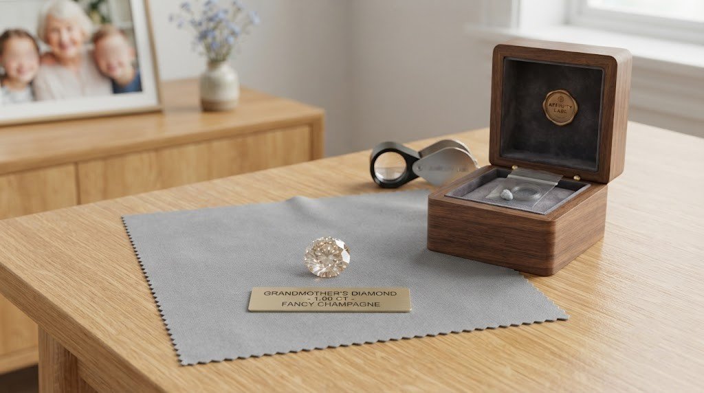 grandmother ashes diamond
