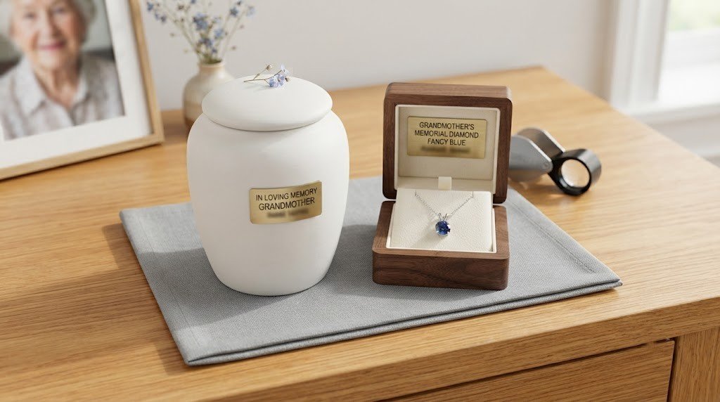 grandmother memorial diamond vs urn
