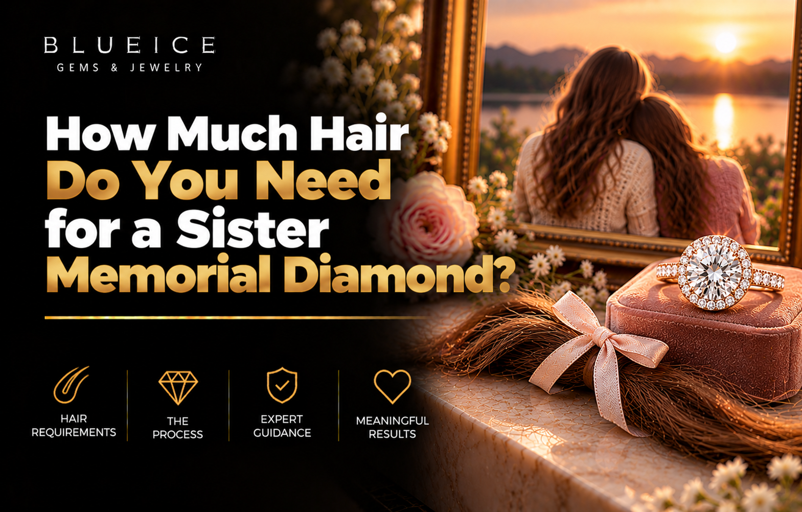 How Much Hair Do You Need for a Sister Memorial Diamond?