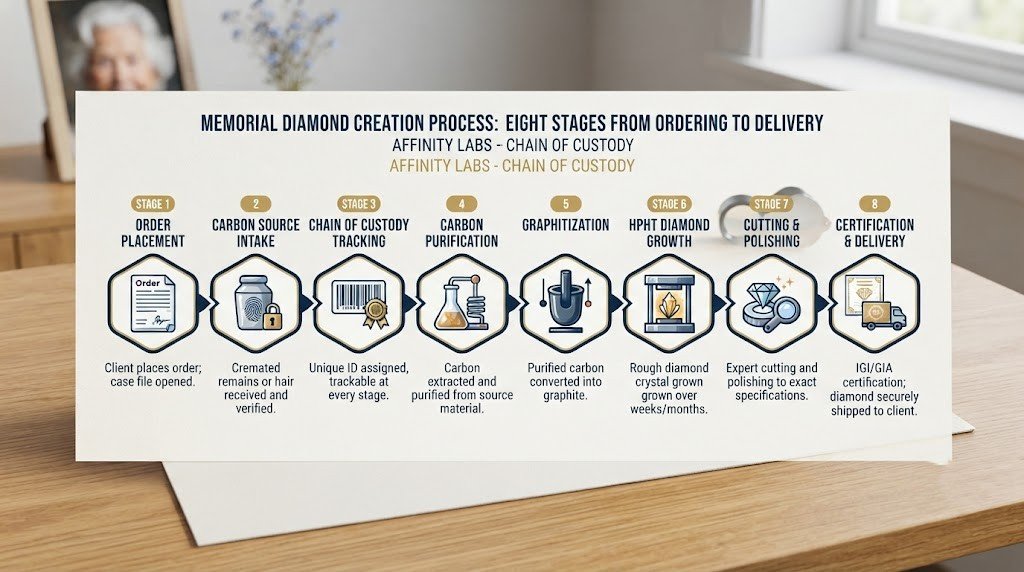 grandmother memorial diamond timeline
