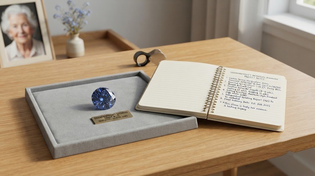 memorial diamond for your grandmother