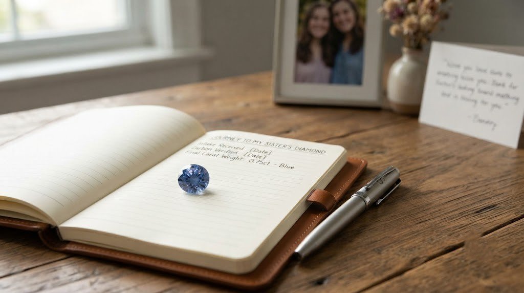 memorial diamond for your sister