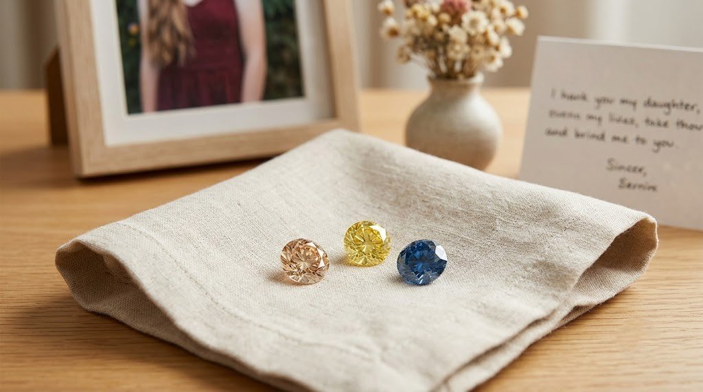 sharing a daughter memorial diamond