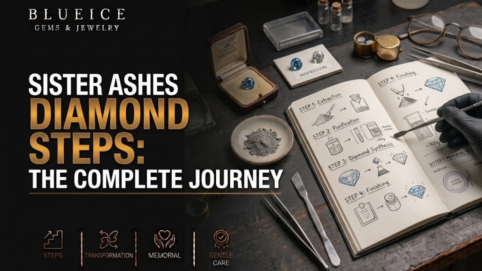 sister ashes diamond steps