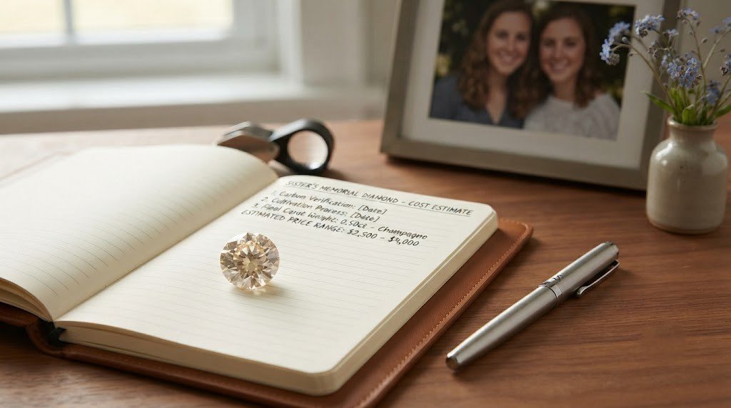 sister memorial diamond cost
