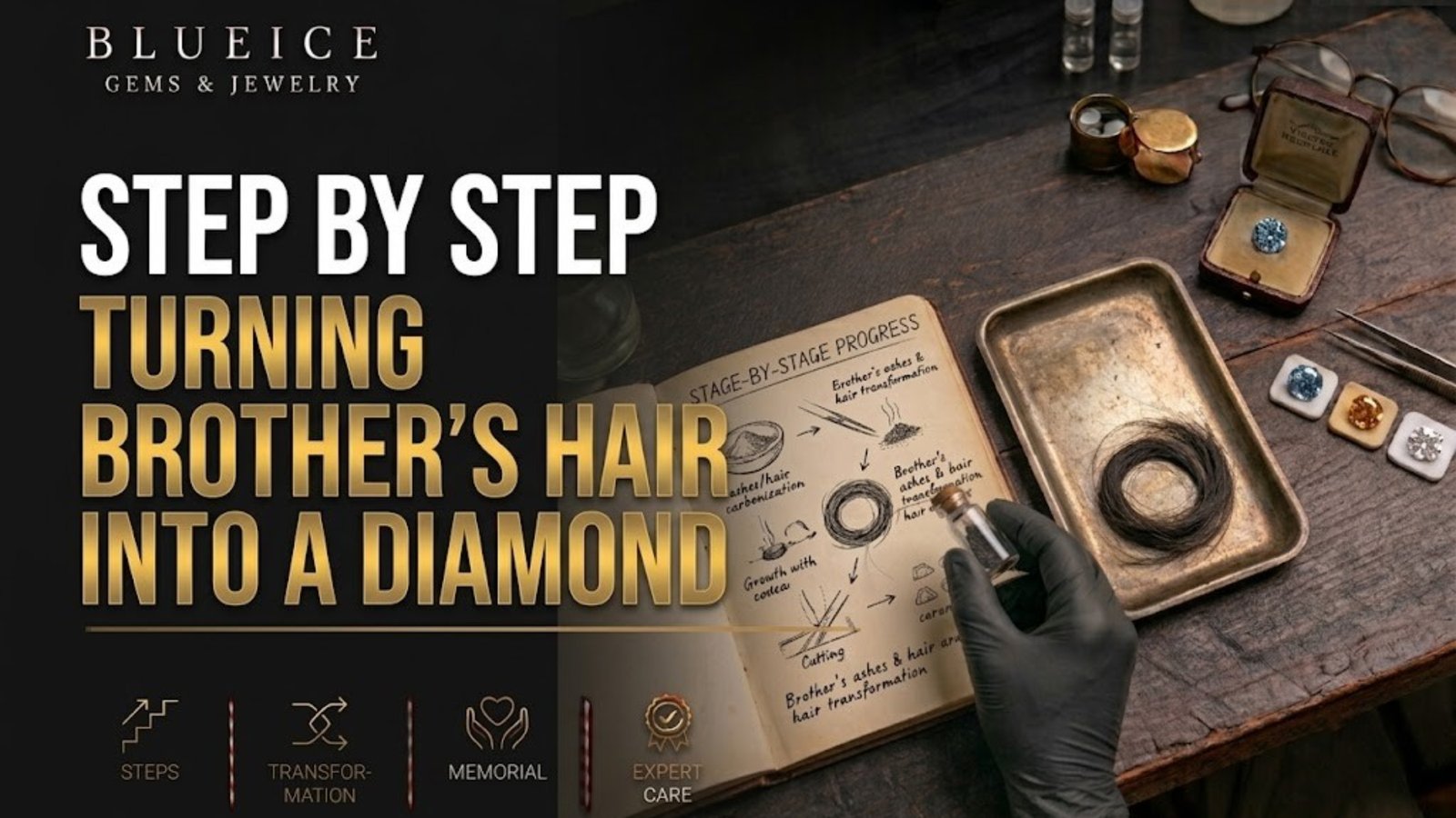 step by step brother hair to dimonnd